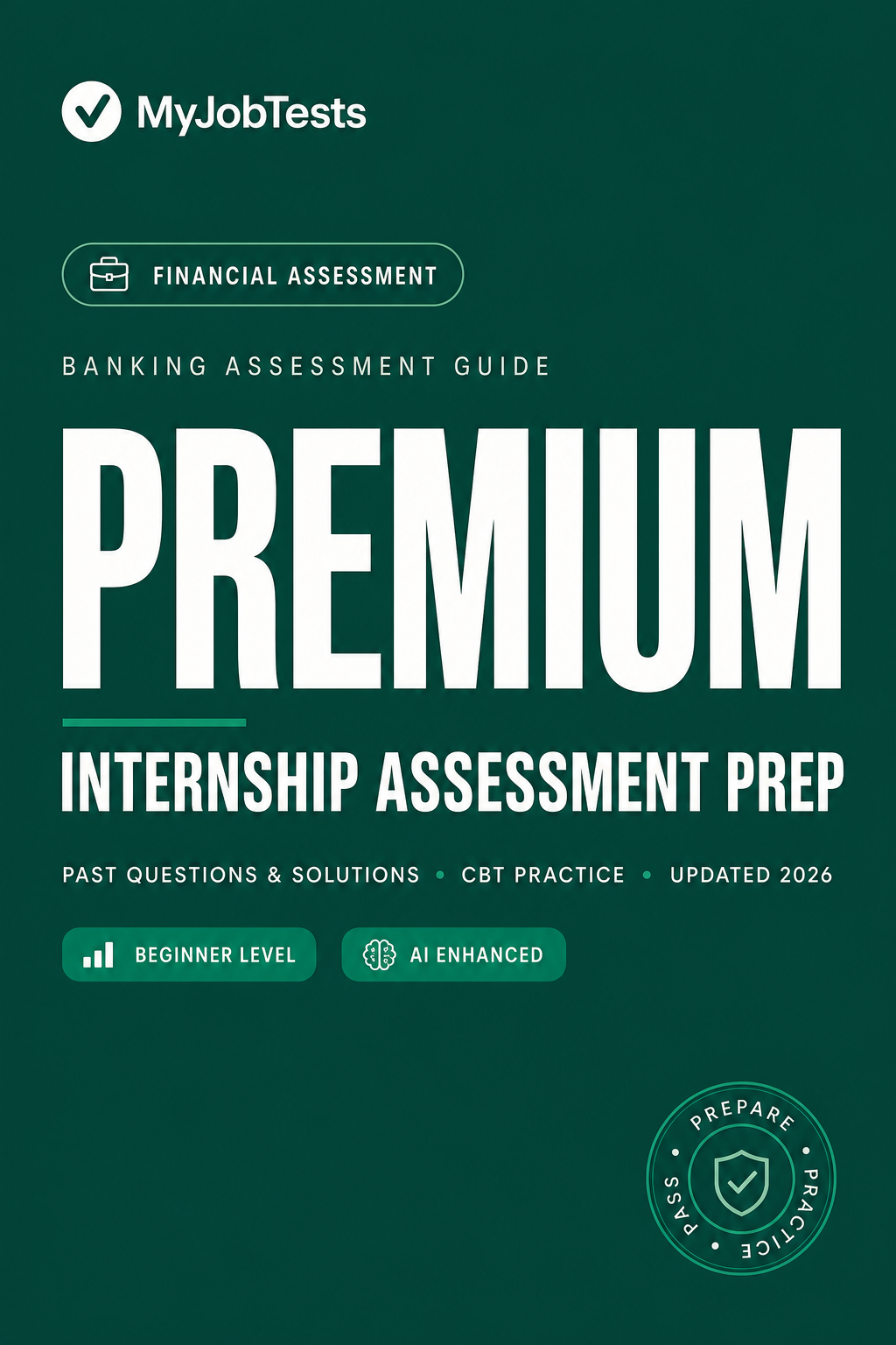 Premium Trust Bank Internship Aptitude Test Prep Pack Premium Trust Bank assessment preparation cover