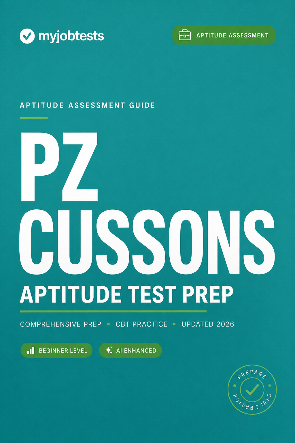 PZ Cussons Aptitude Test Prep Questions & Answers PZ Cussons assessment preparation cover