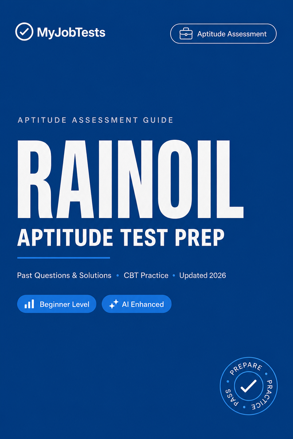 RainOil Aptitude Test Prep Questions & Answers RainOil assessment preparation cover