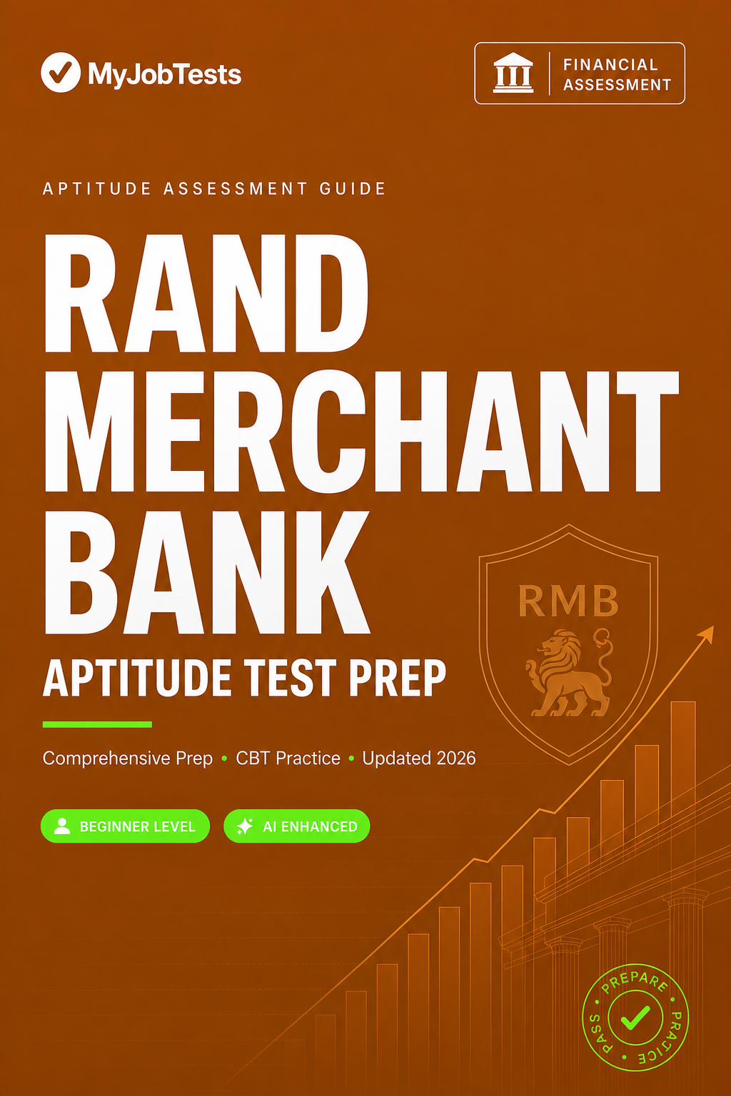 Rand Merchant Bank (RMB)Test Aptitude Test Prep Questions & Answers Rand Merchant Bank assessment preparation cover