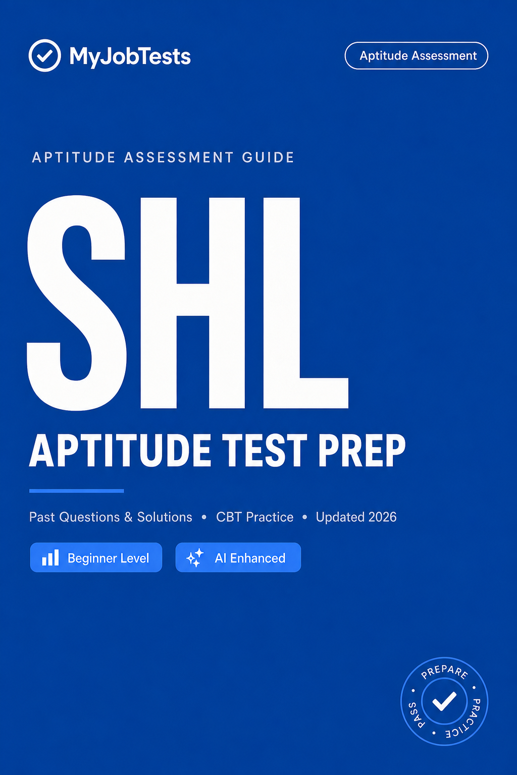 SHL Aptitude Test Prep Questions & Answers SHL assessment preparation cover