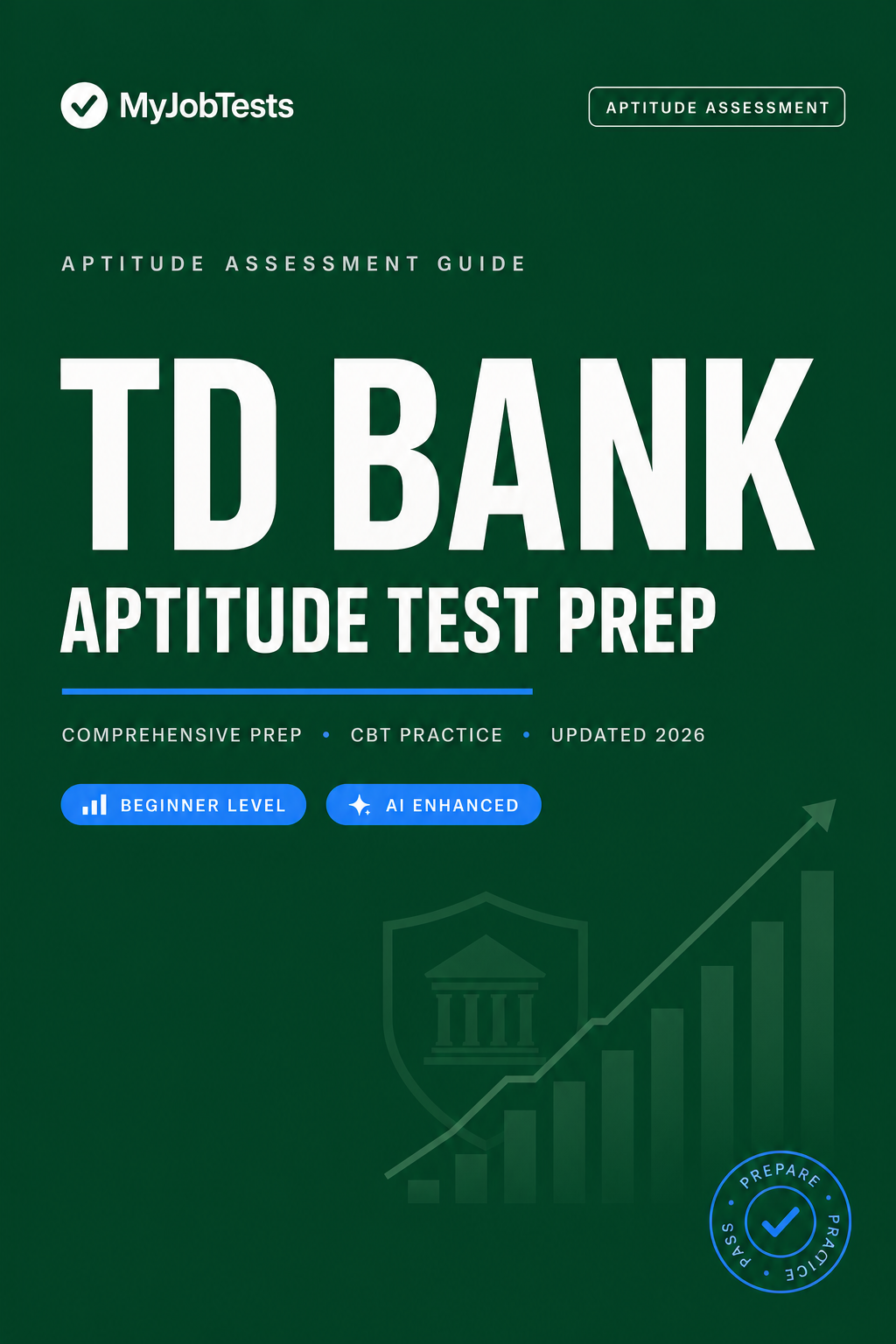 TD Bank Graduate Aptitude Test Prep Pack TD Bank assessment preparation cover