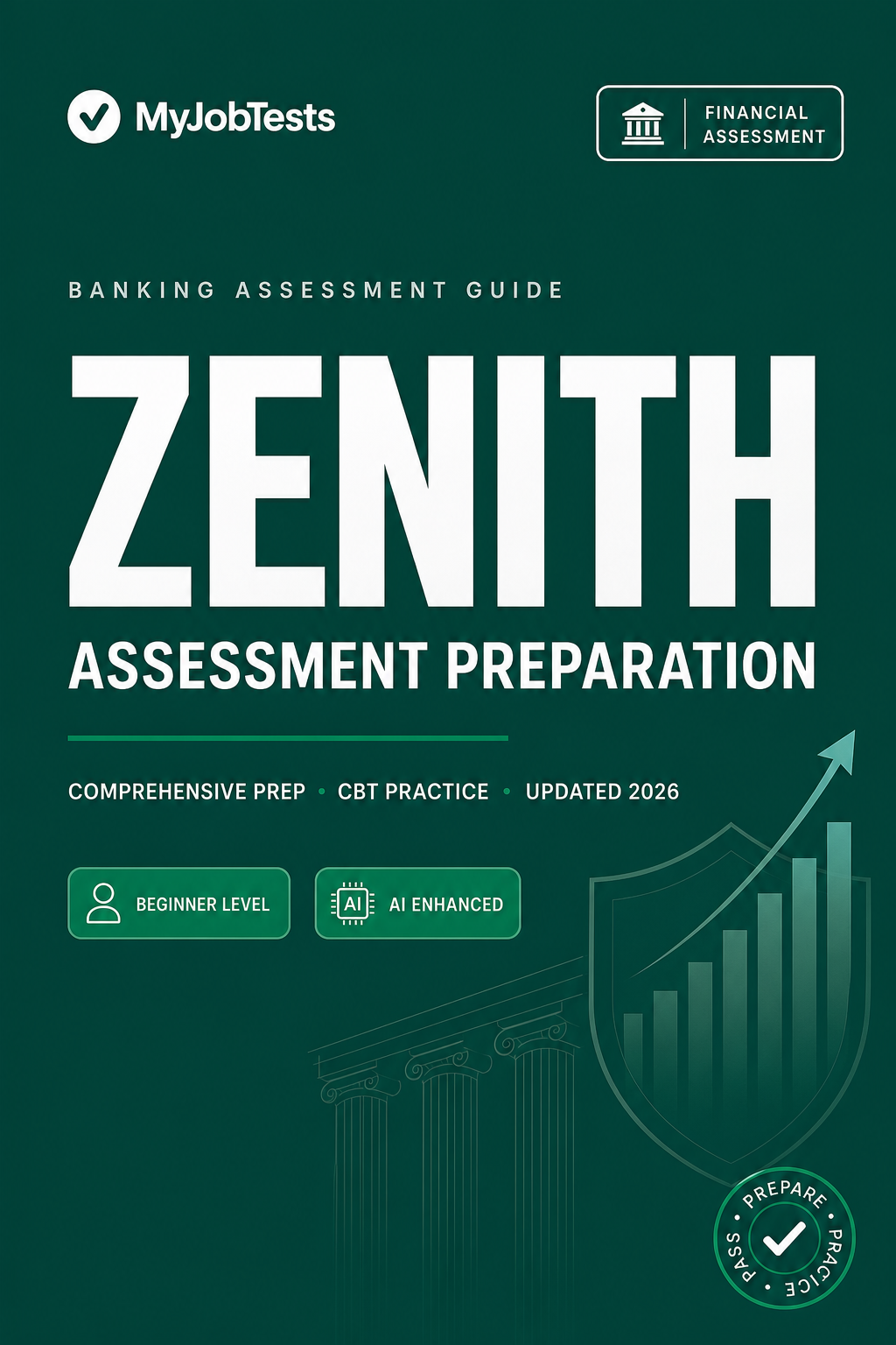 Zenith Bank Aptitude Test Prep Pack Zenith Bank assessment preparation cover