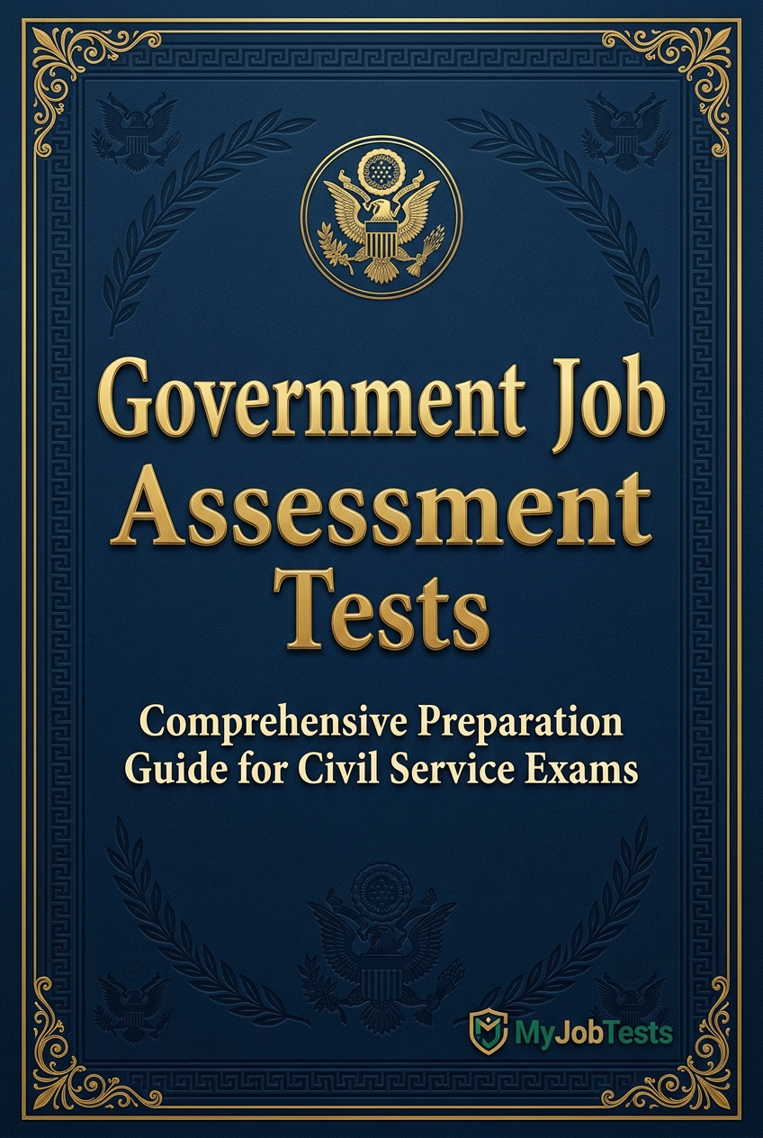 Government Job Assessment Tests Government assessment preparation cover